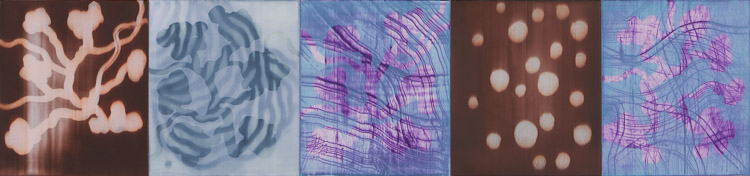 Painting by Dan Treado titled 'Dewey Wrestling System' 