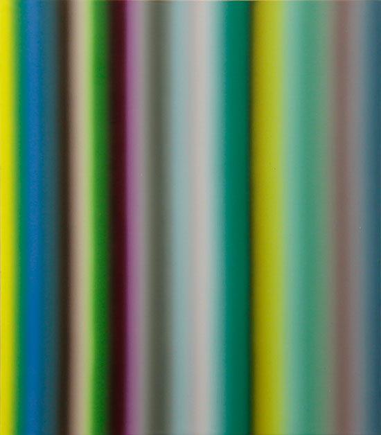 Painting by Dan Treado titled 'Lotsa Moving Parts' 