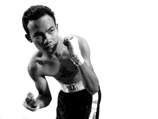 Black and White photograph by Dan Treado from the series 'All My Friends Are Prizefighters'
