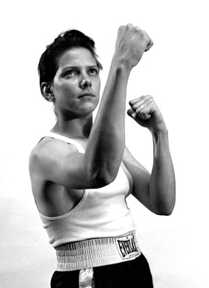 Black and White photograph by Dan Treado from the series 'All My Friends Are Prizefighters'
