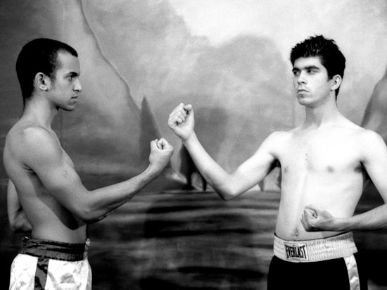 Black and White photograph by Dan Treado from the series 'All My Friends Are Prizefighters'