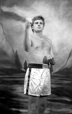 Black and White photograph by Dan Treado from the series 'All My Friends Are Prizefighters'
