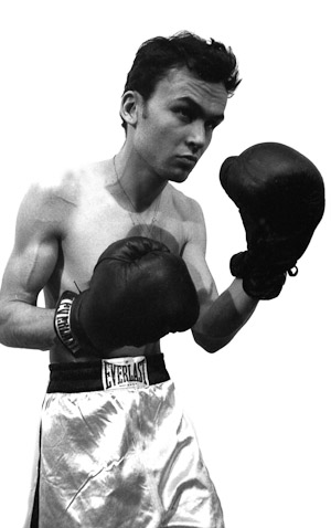 Black and White photograph by Dan Treado from the series 'All My Friends Are Prizefighters'