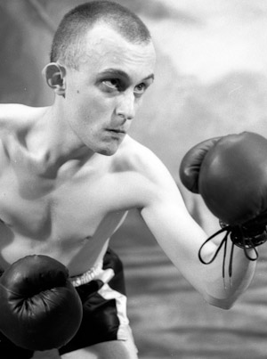 Black and White photograph by Dan Treado from the series 'All My Friends Are Prizefighters'