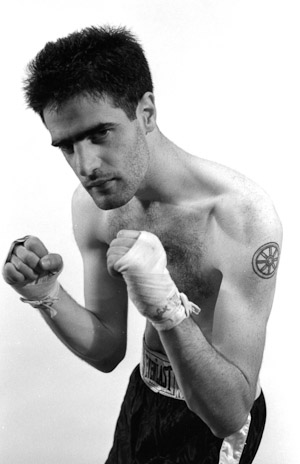 Black and White photograph by Dan Treado from the series 'All My Friends Are Prizefighters'